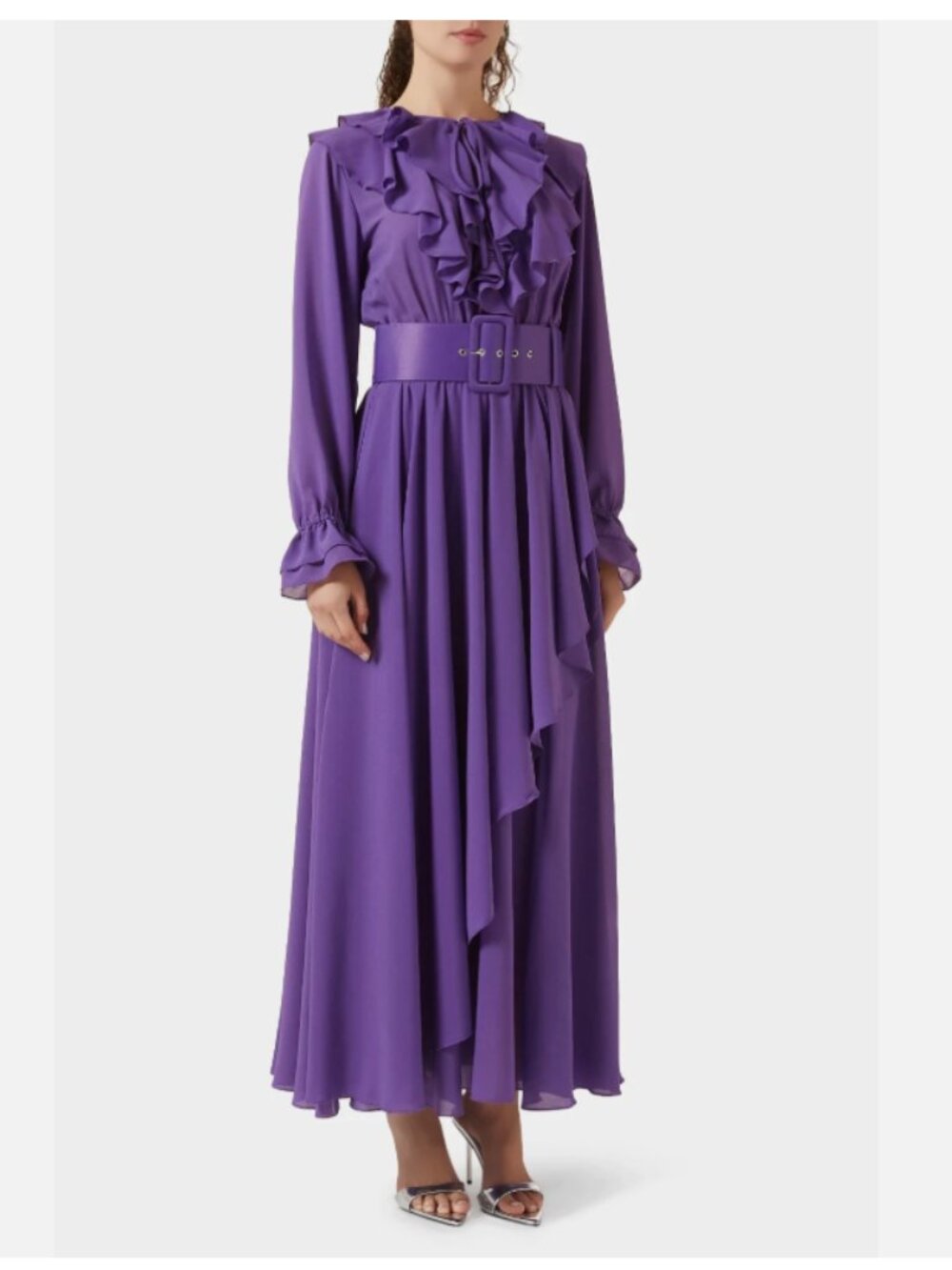 TOCCIN Petra Exaggerated Ruffle Maxi Dress